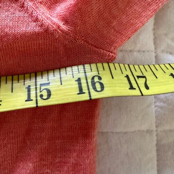 WALLACE Womens Sweater Small Pink Merino Wool Cardigan Preppy Casual Feminine - Picture 10 of 13